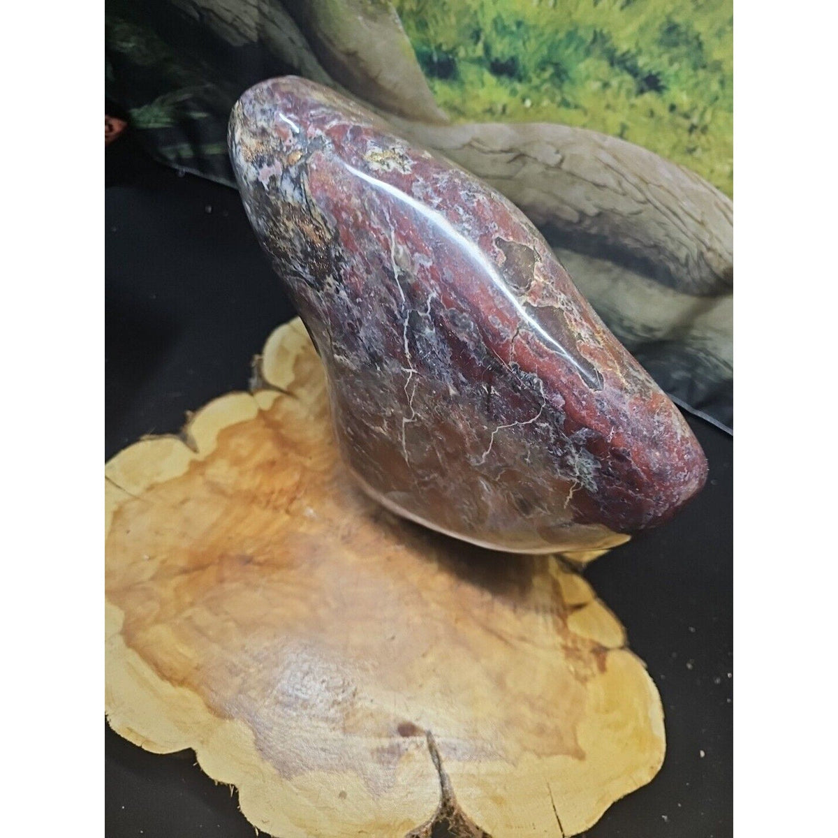 Chicken Blood Stone Quartz Crystal Mineral Specimen — 16.6 lbs, Vitality & Energy Stone