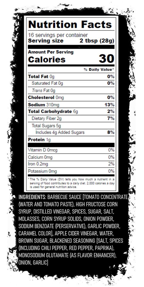 HuntChef Buck Shot BBQ Sauce
