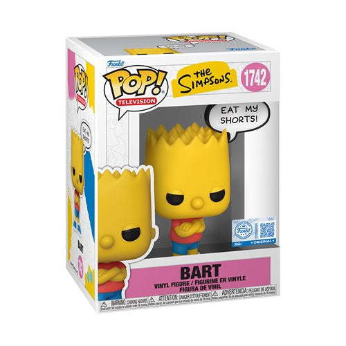 The Simpsons Bart Pop Saying Funko Pop Vinyl Figure 1742 Specialty Series