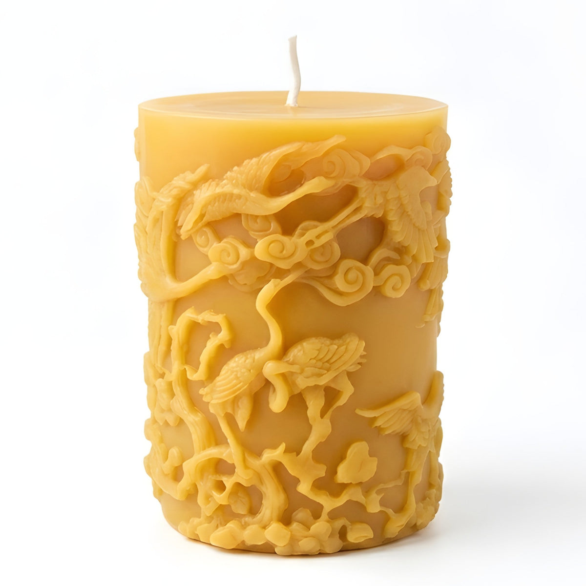 Wind + Crane Beeswax Pillar
