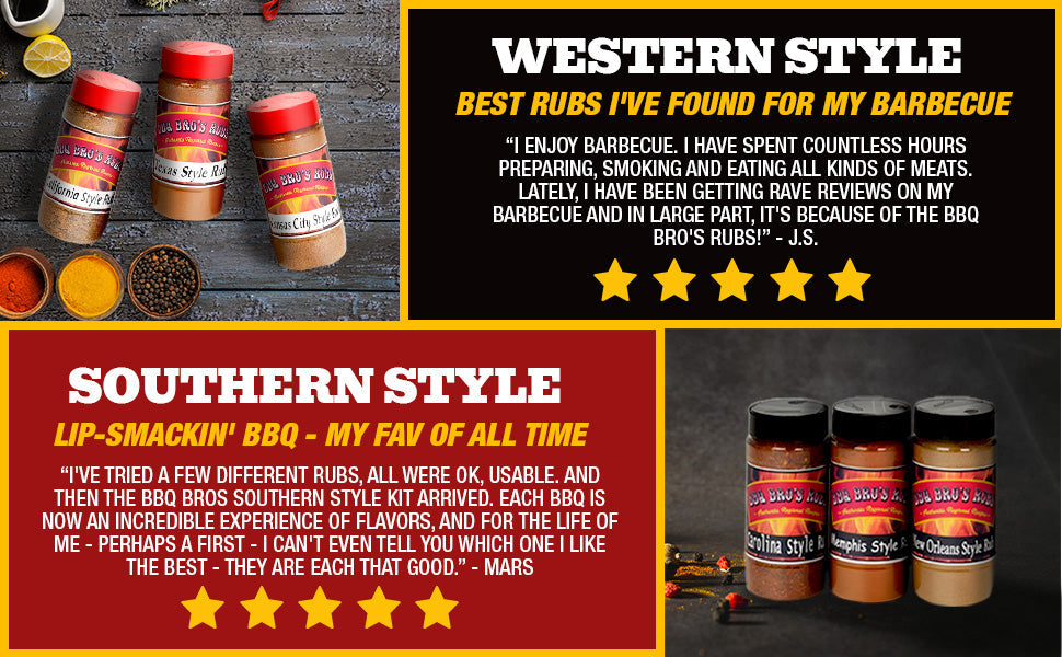 BBQ Bros Rubs "Western Style" Set