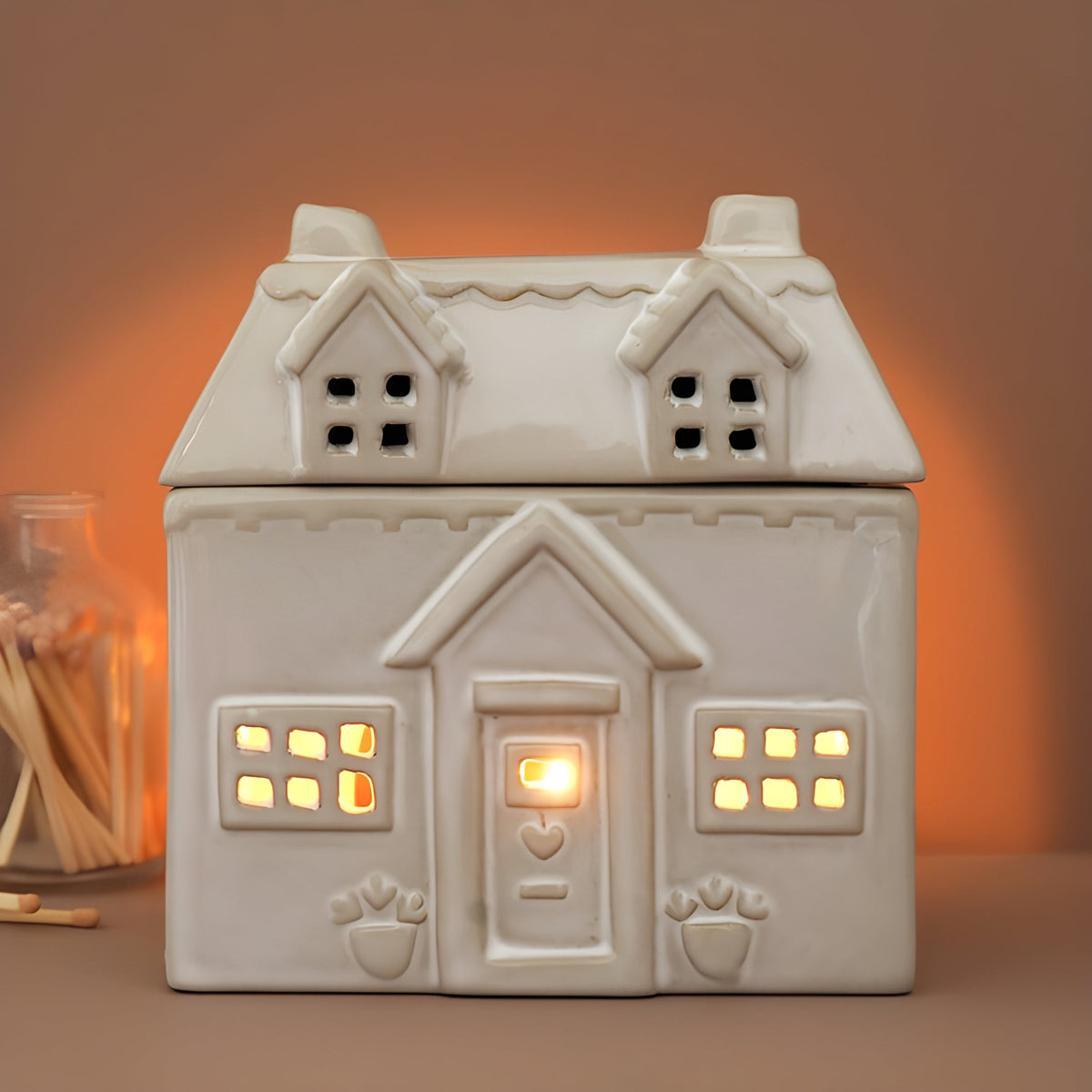 Ceramic House Wax Melt Warmer