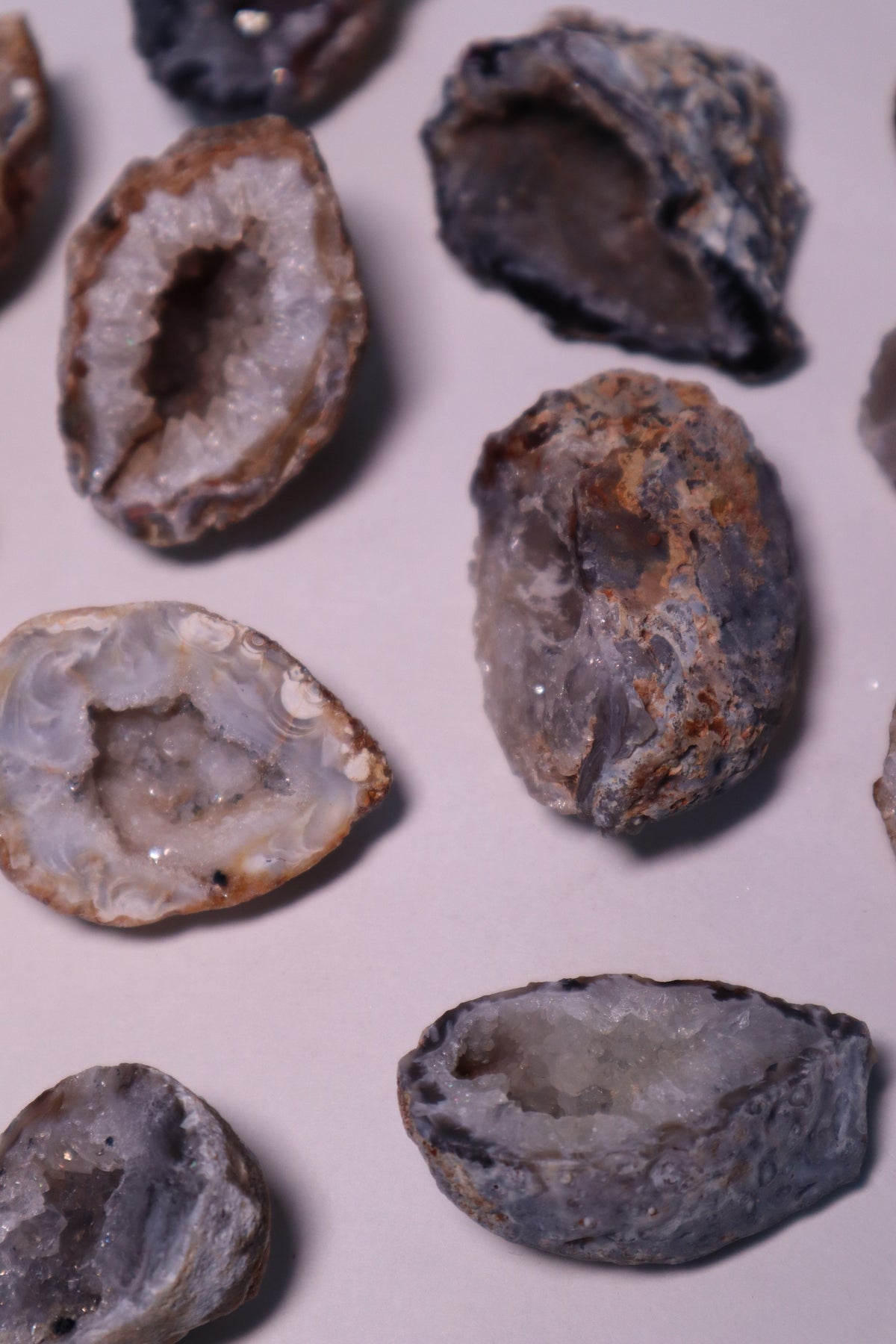 agate geode quartz crystal raw druzy