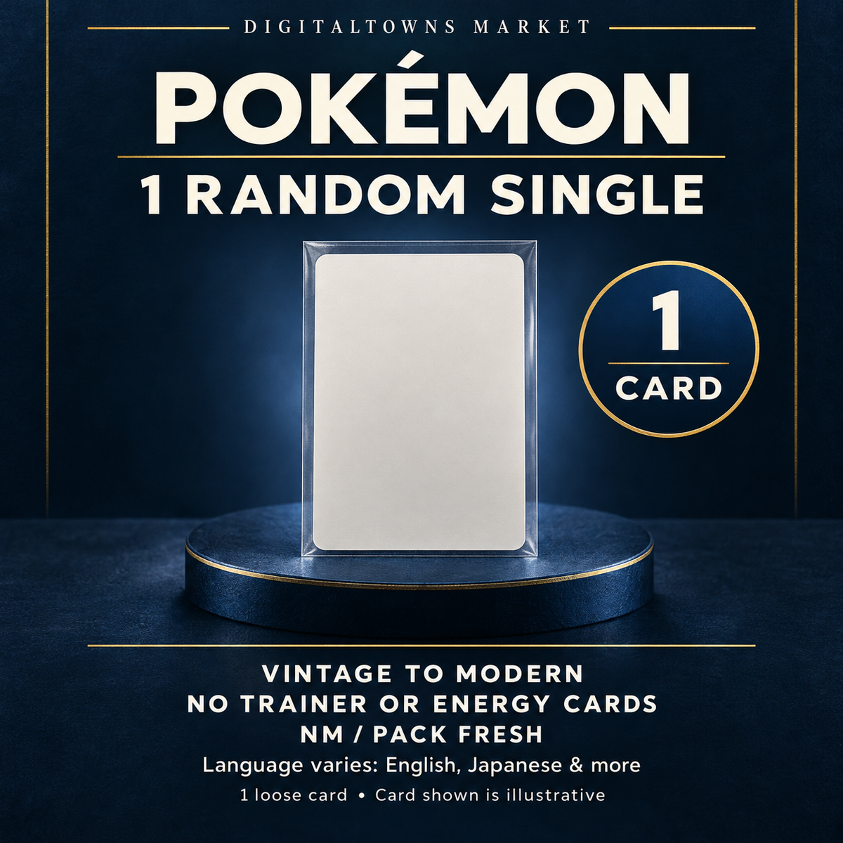 Pokémon Random Single — 1 Card