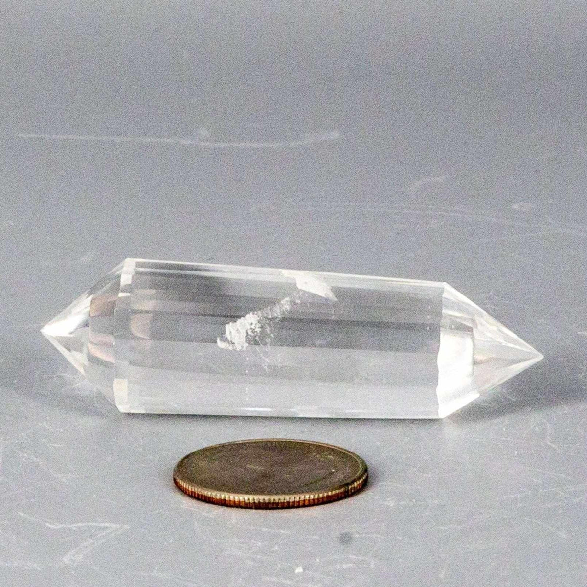 Clear Quartz Crystal 24-Faceted Vogel Wand Precision