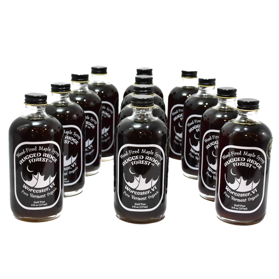 Wood-Fired Maple Syrup Case of Half Pints (12/case) FREE SHIPPING!