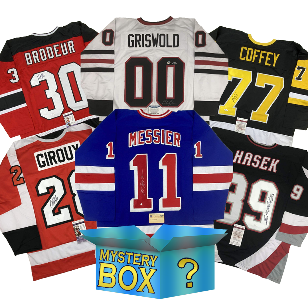 Autographed/Signed Hockey DIAMOND Series 1 Jersey Mystery Box with PSA JSA or Beckett COA