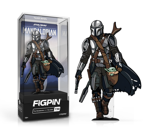 FiGPiN Classic: The Mandalorian - The Mandalorian with The Child (736)