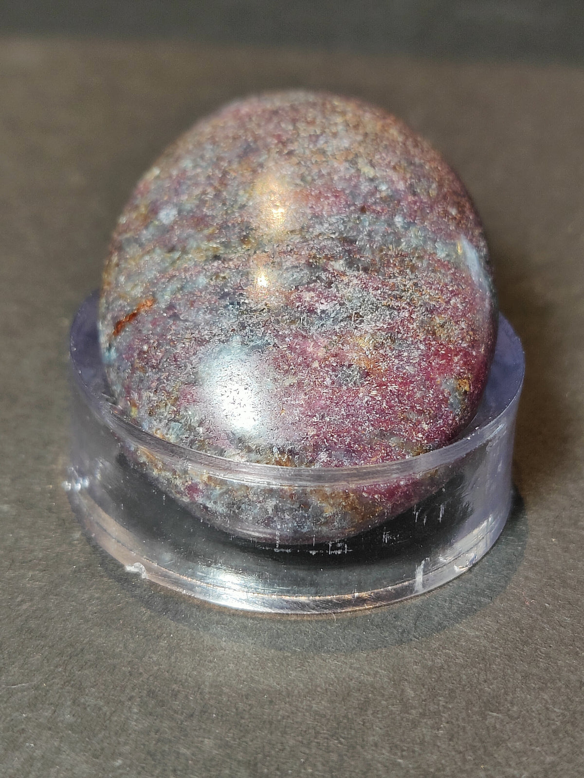 Ruby Kyanite Polished Spheres & Palmstones