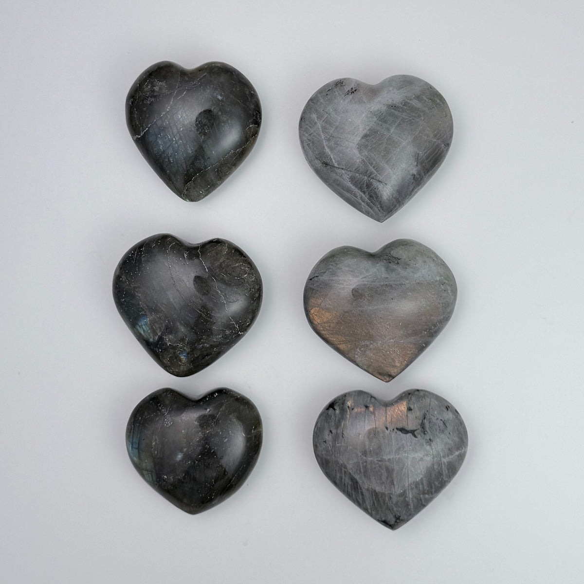 Labradorite Heart