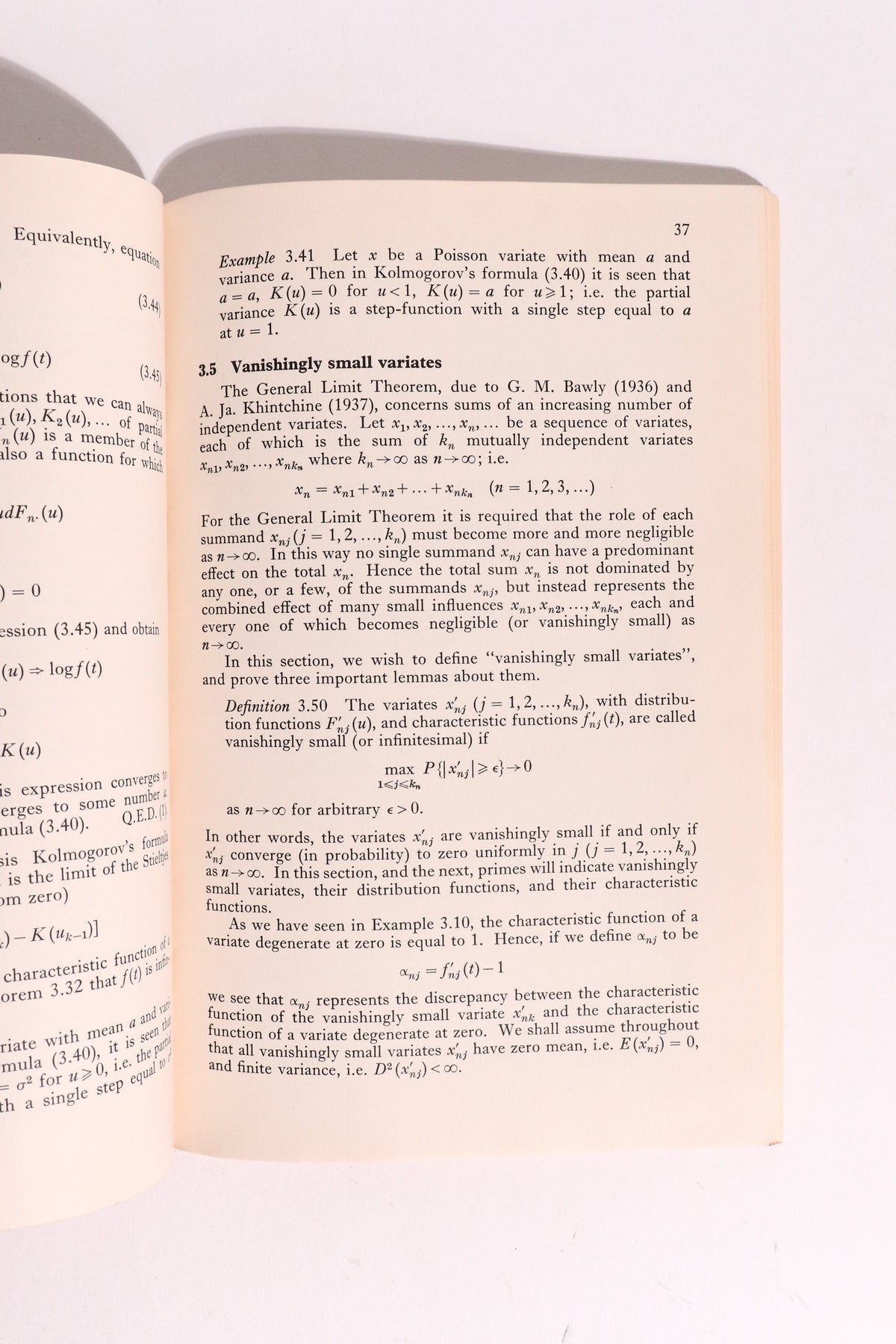 An Introduction to Infinitely Many Variates — Enders A. Robinson