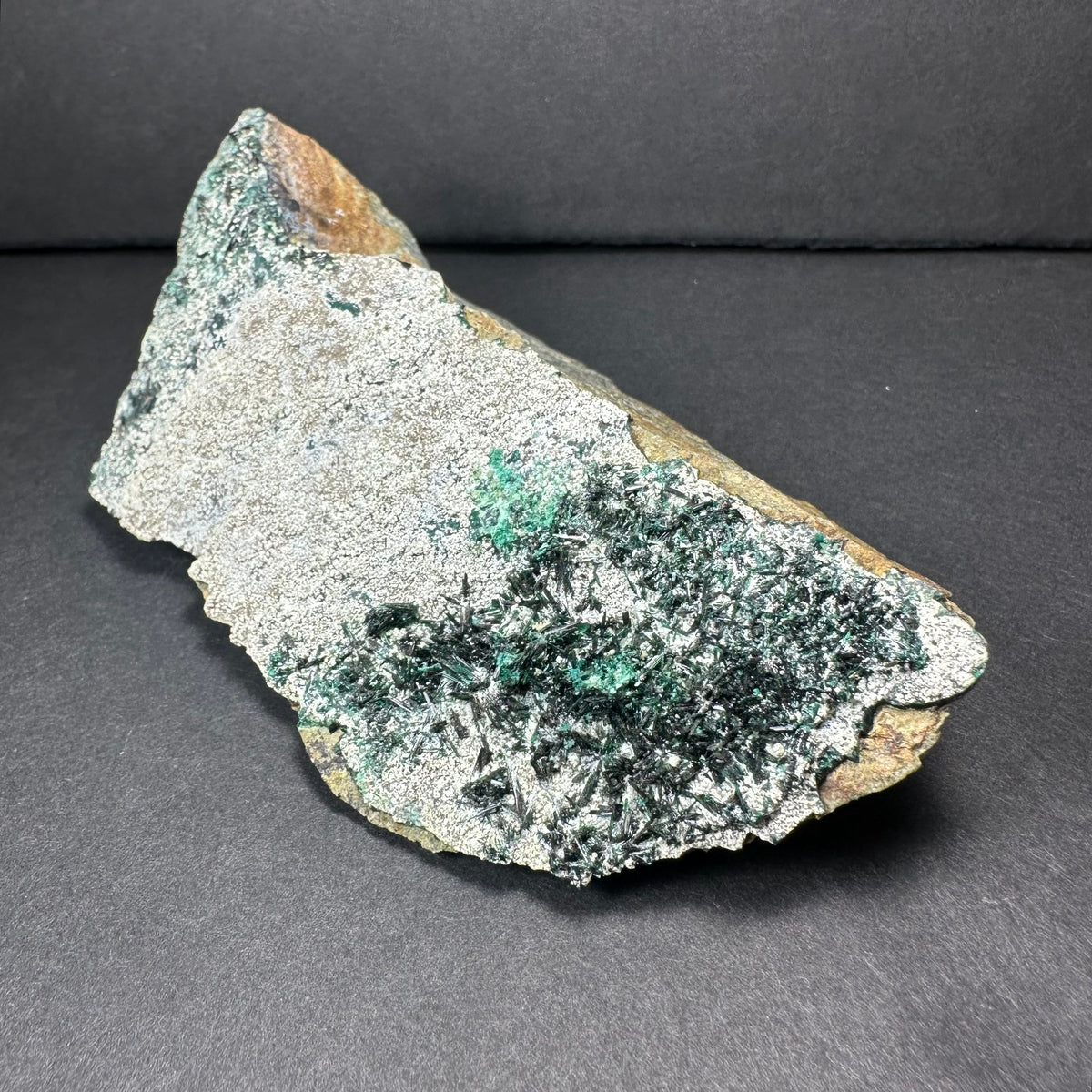 Epidote Crystal Clusters on Matrix