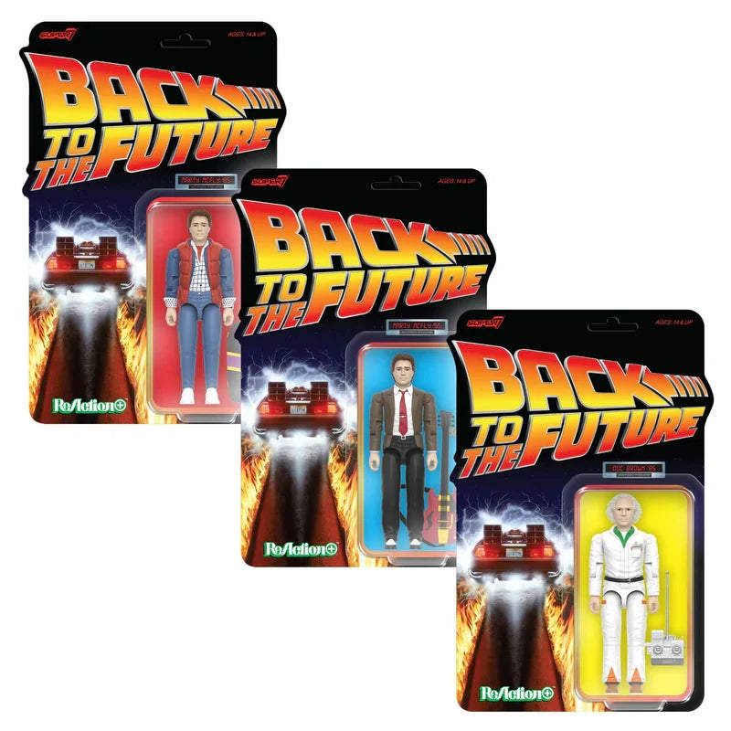 ReAction Back to the Future ReAction+ Wv1 Marty McFly '85 3¾-inch Retro Action Figure