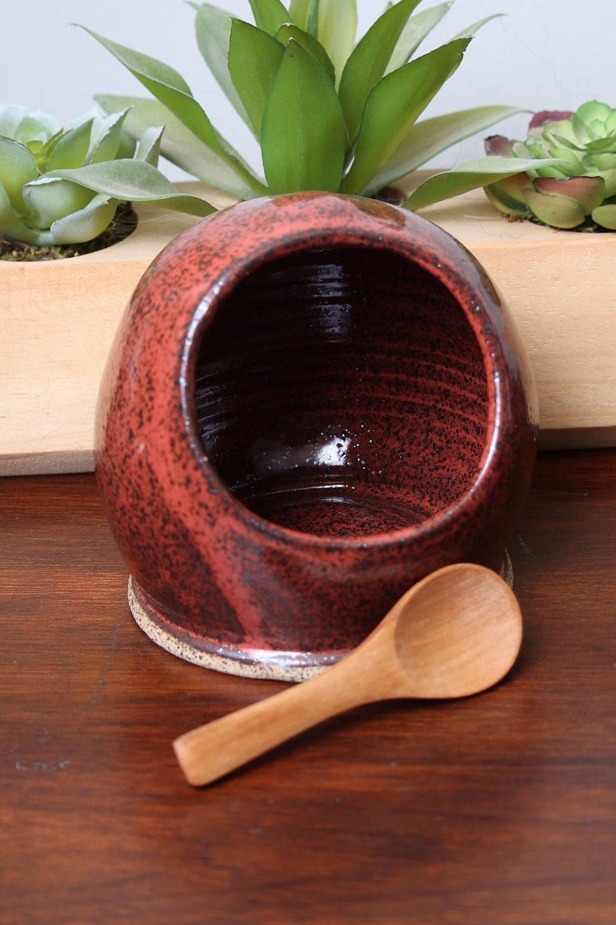 Salt Pig – Handmade Stoneware Kitchen Cellar- Made to Order