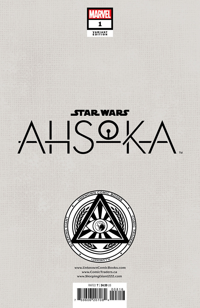 Star Wars: Ahsoka #1 Unknown Comics David Nakayama Virgin Exclusive Var (07/10/2024)
