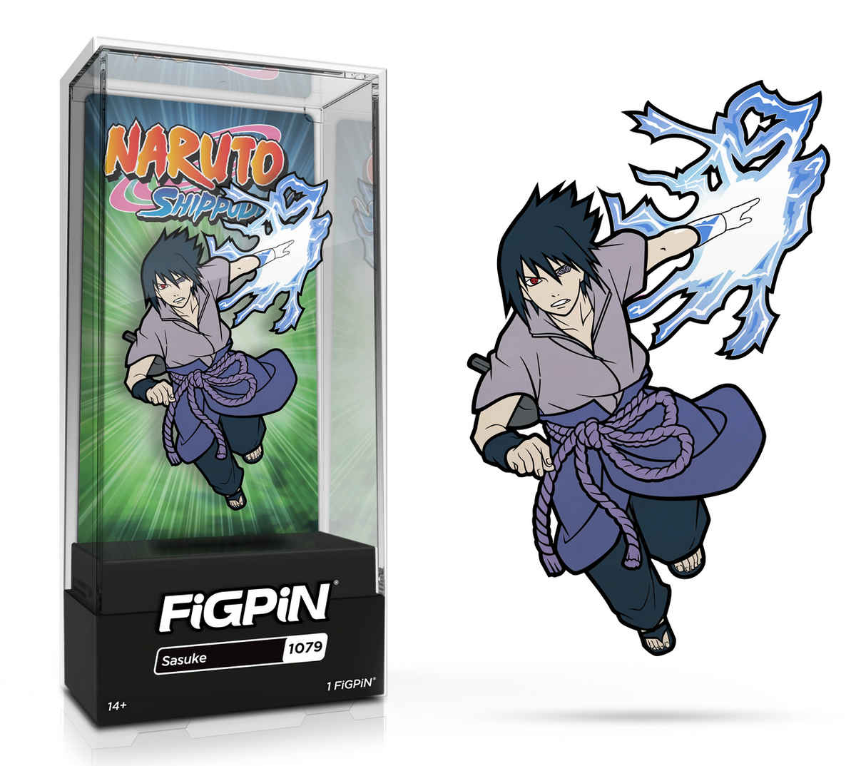 FiGPiN - Chalice Collectibles Exclusive: Naruto Shippuden: Sasuke (LE 1000 - GITD) #1079