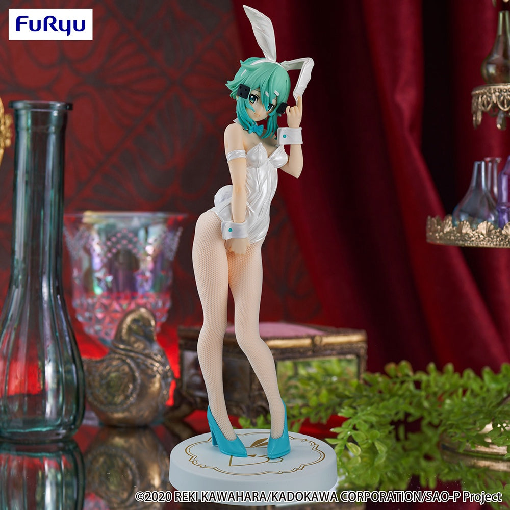 Sword Art Online Bicute Bunnies Figure Sinon White Pearl Ver