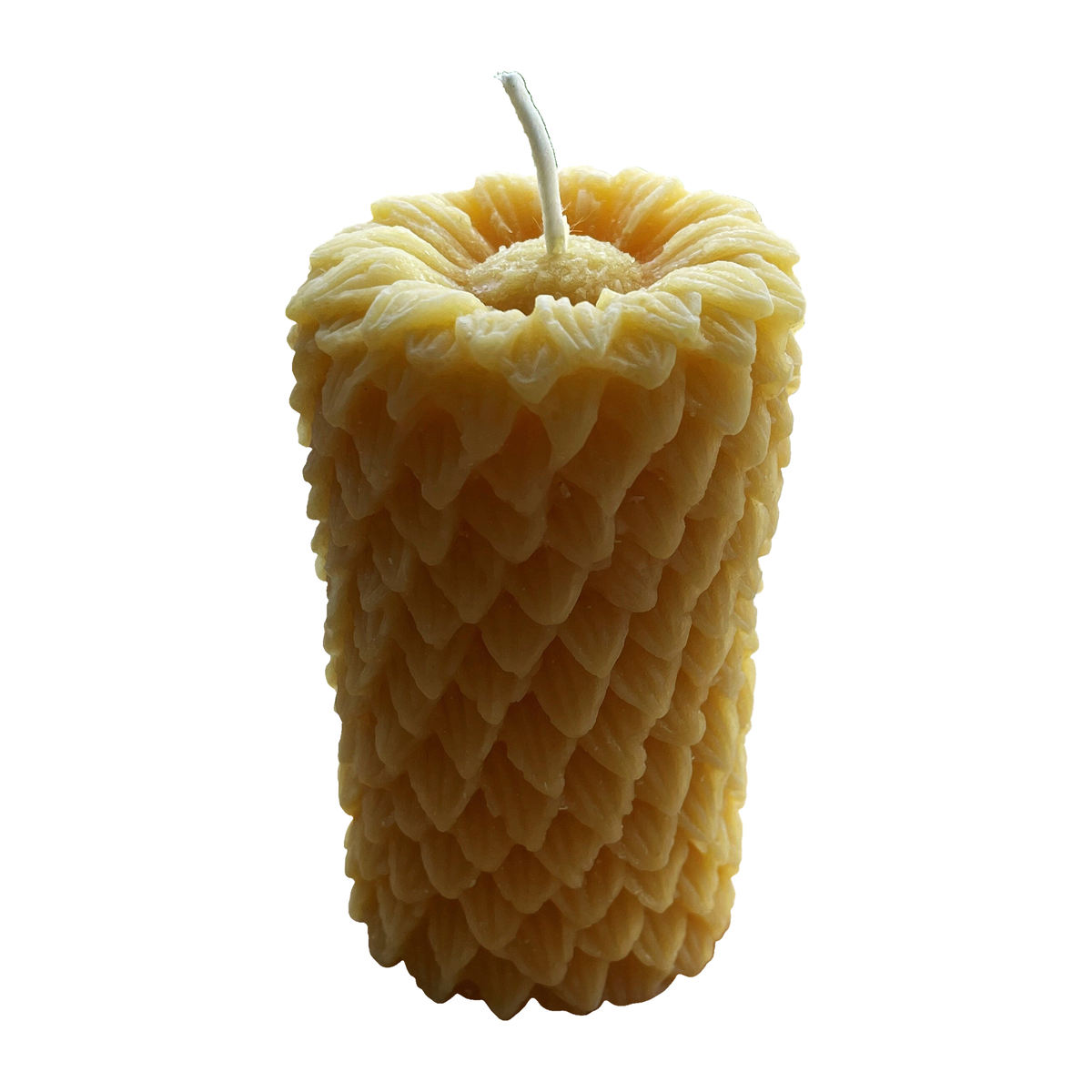 Sunflower Beeswax Pillar Candles