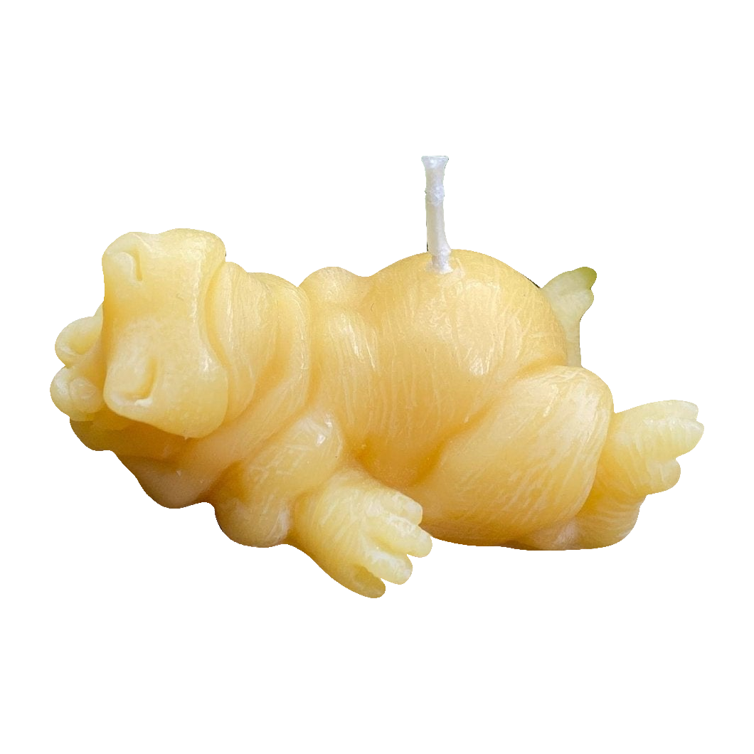 Hippo Buddies Beeswax Candles