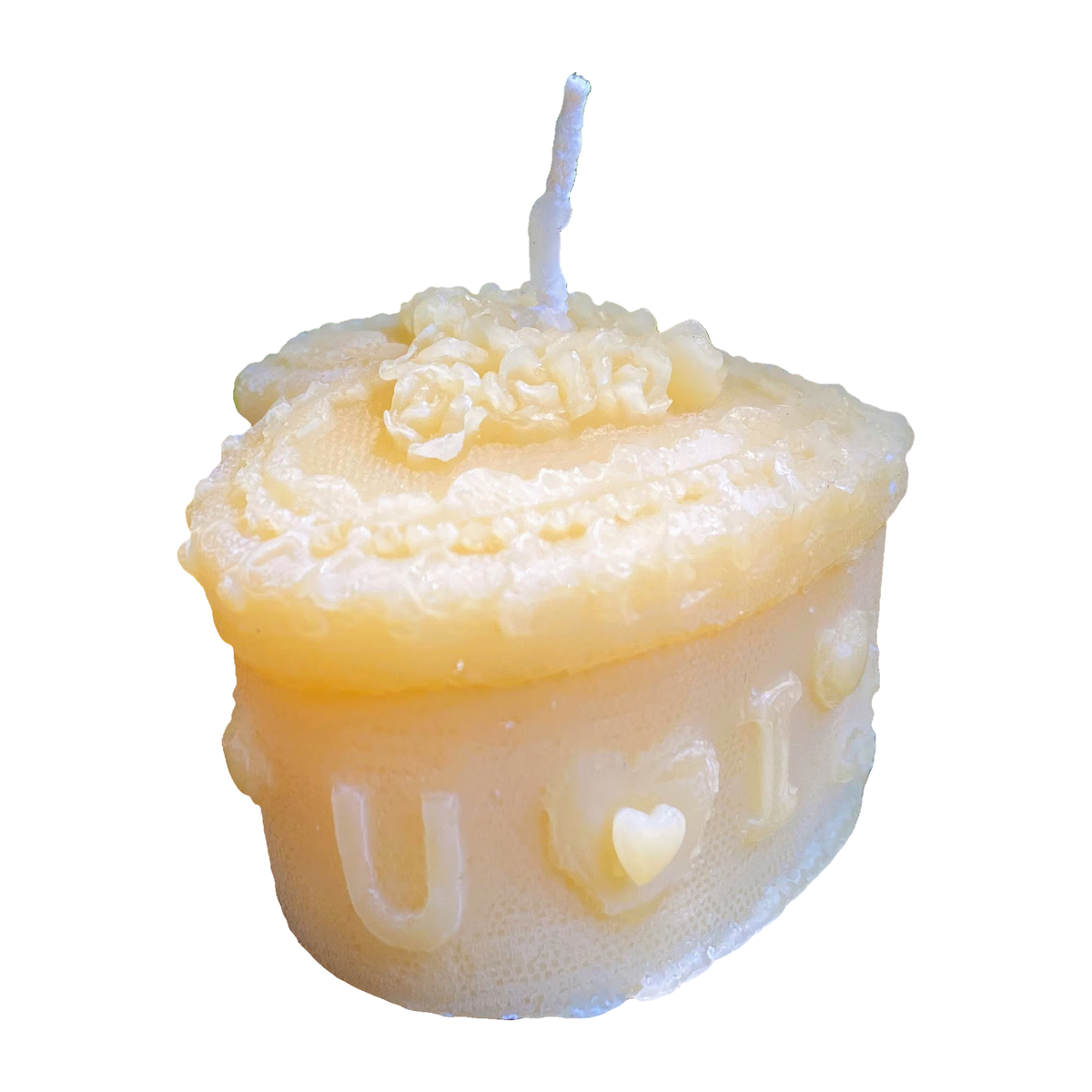 Heart Gift Box Beeswax Candle