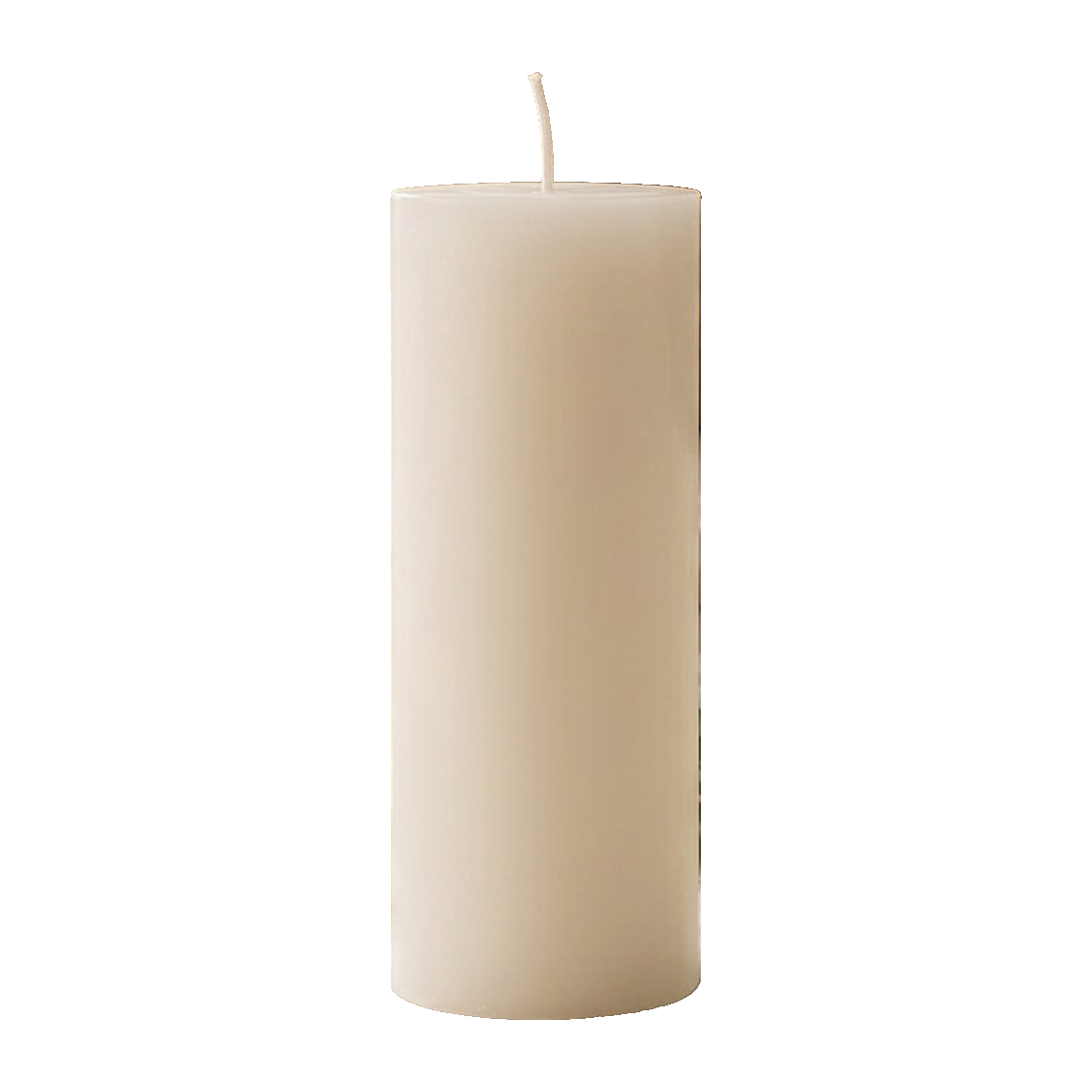 2 Inch White Beeswax Pillar Candle Set