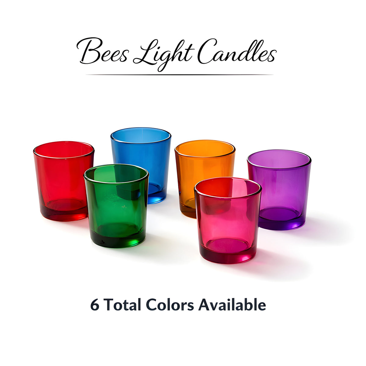 Purple Glass Votive Candle Holder