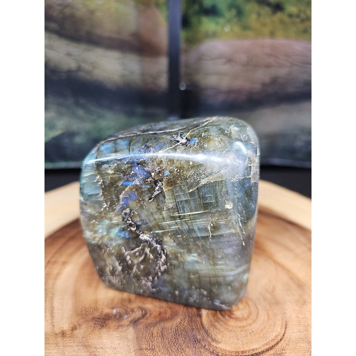 Rainbow Labradorite Spectrolite Specimen – 1.60 lb