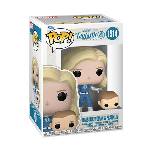 The Fantastic Four First Steps Invisible Woman Franklin Funko Pop Vinyl Figure And Buddy 1514
