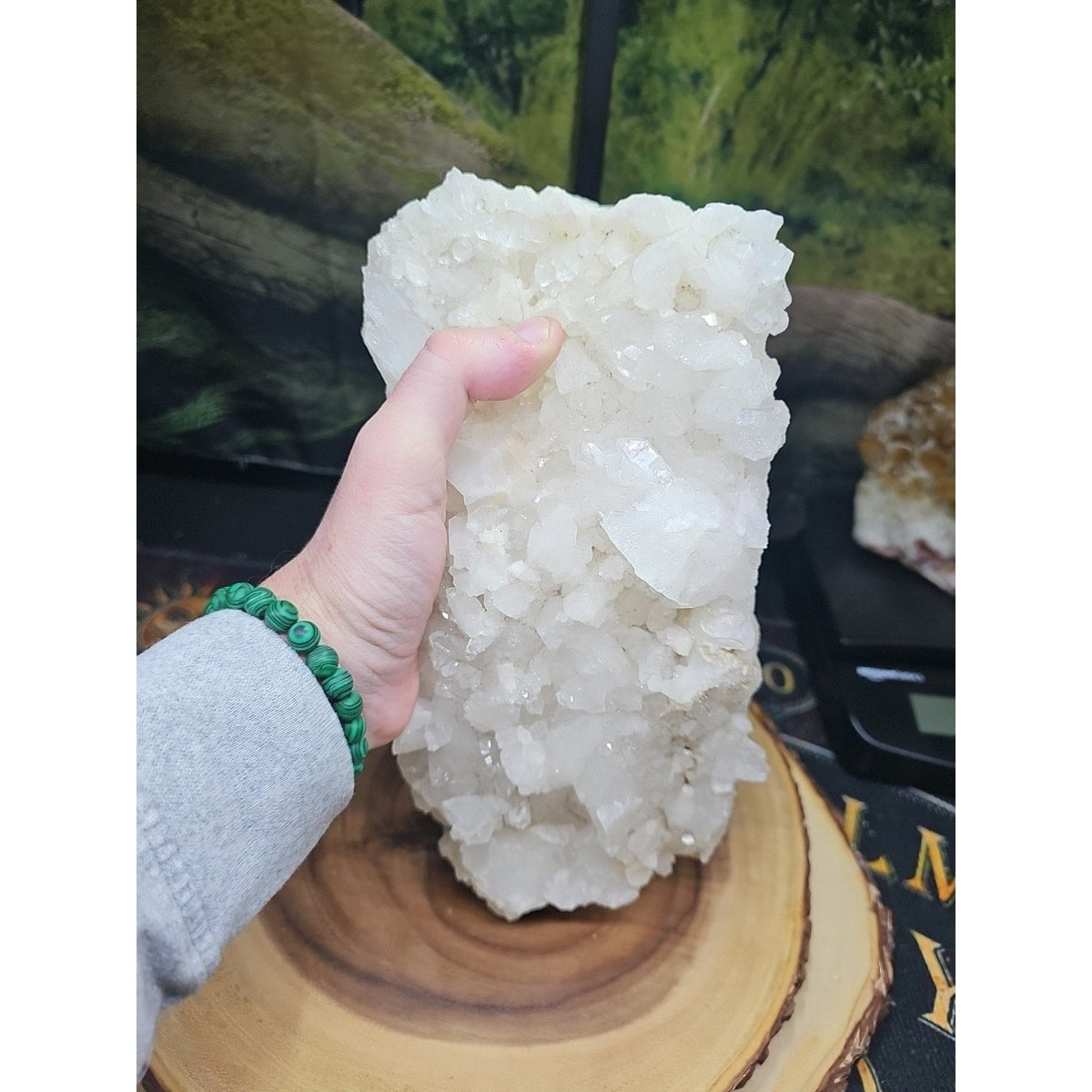 6.2 Lbs White Crystal Quartz