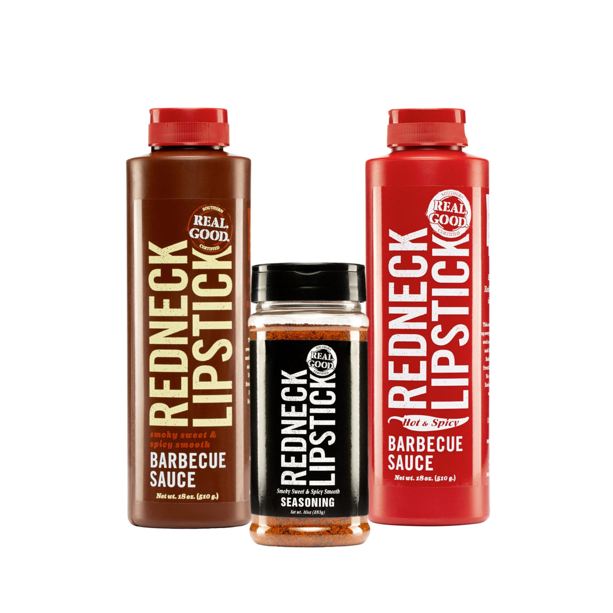Variety Pack: Original Sauce, Hot & Spicy Sauce & Seasoning