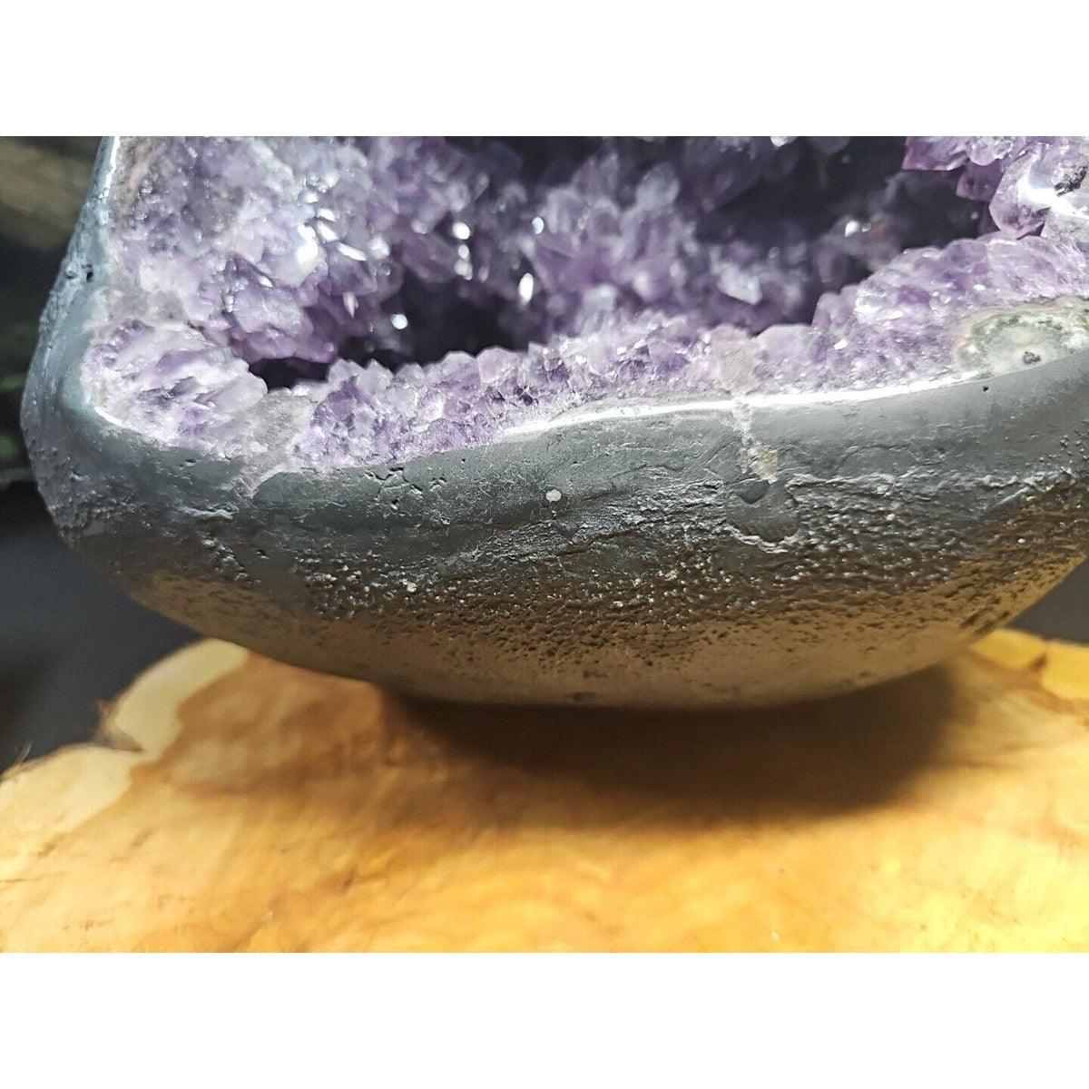 Large Natural Amethyst Geode Quartz Cluster — 21.7 lbs, Calming & Spiritual Healing Crystal