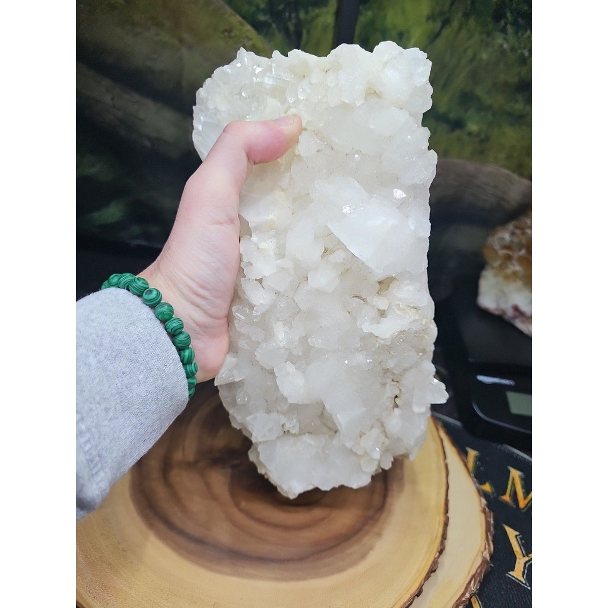 6.2 Lbs White Crystal Quartz