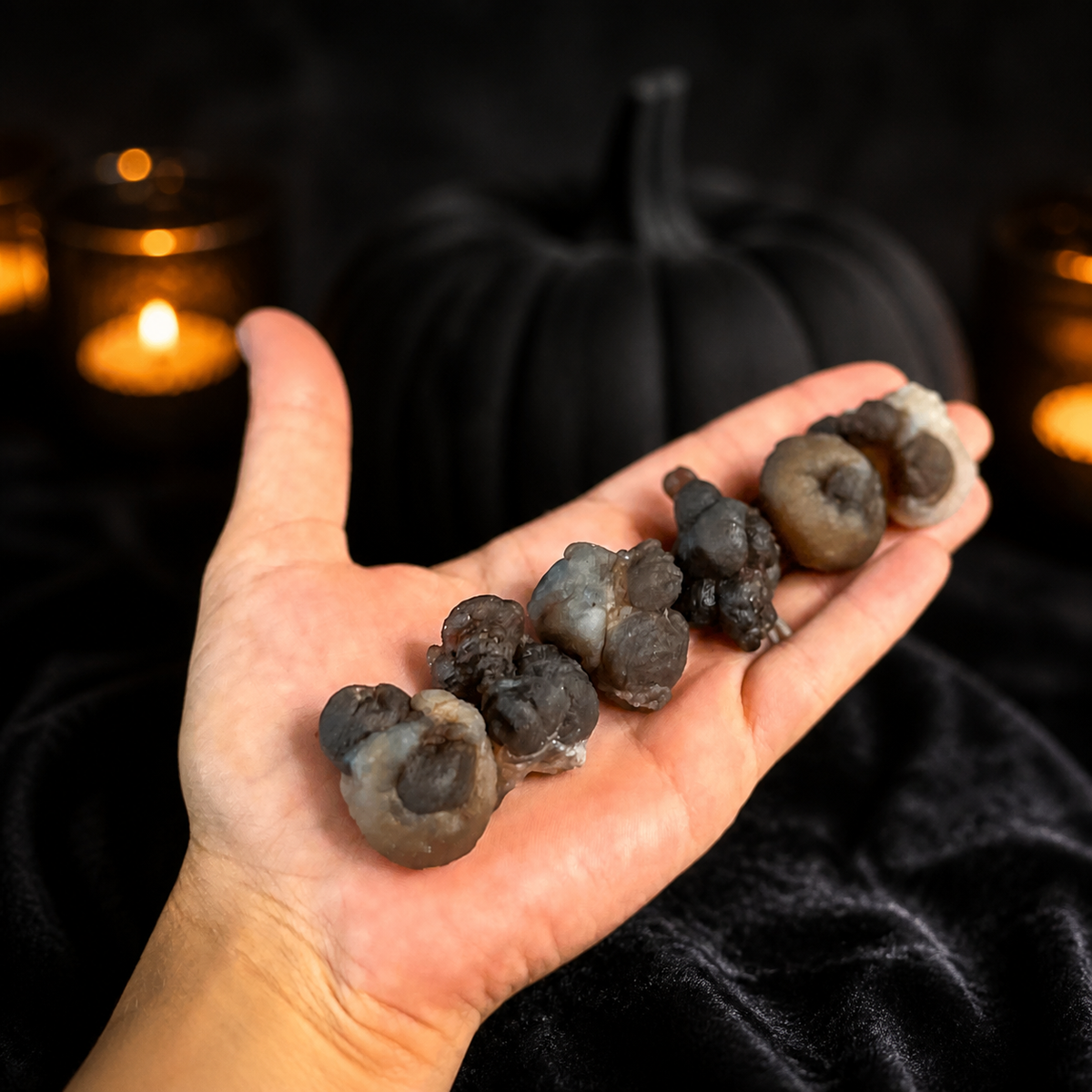 Raw TRUFFLE CHALCEDONY Specimens, also known as Womb Stone, Witches Wart Chalcedony, Chalcedony Balls