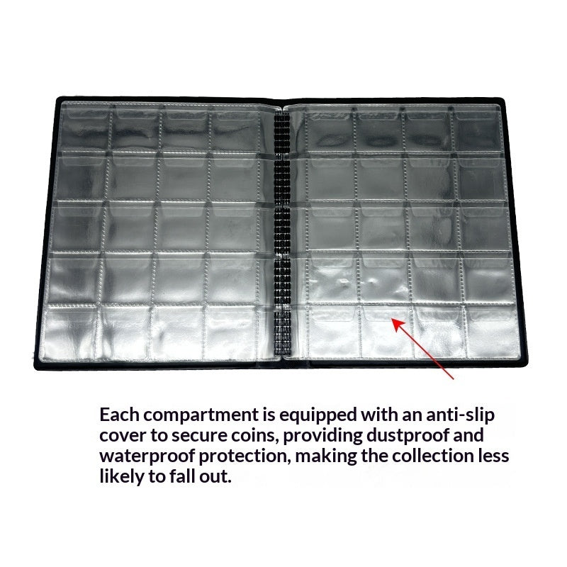 200 Square Coin Album Holders