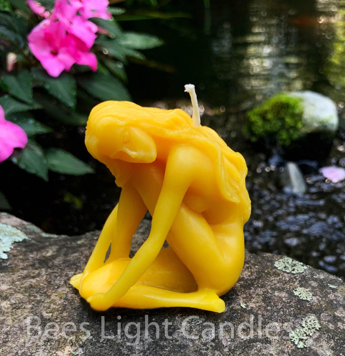 Girl Posing Candle