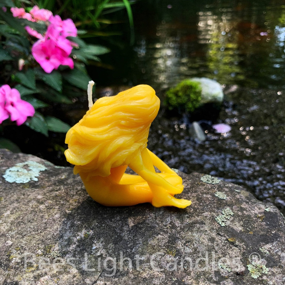 Girl Posing Candle