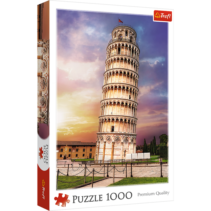 1000 Piece Jigsaw Puzzles, Pisa Tower, Leaning Tower of Pisa Puzzle, Tuscany Italy Puzzle, Adult Puzzles, Trefl 10441