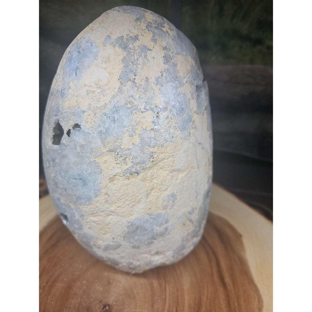 Large Baby Blue Celestite Geode Cluster — 13.6 lbs, 8 inches, Brazil