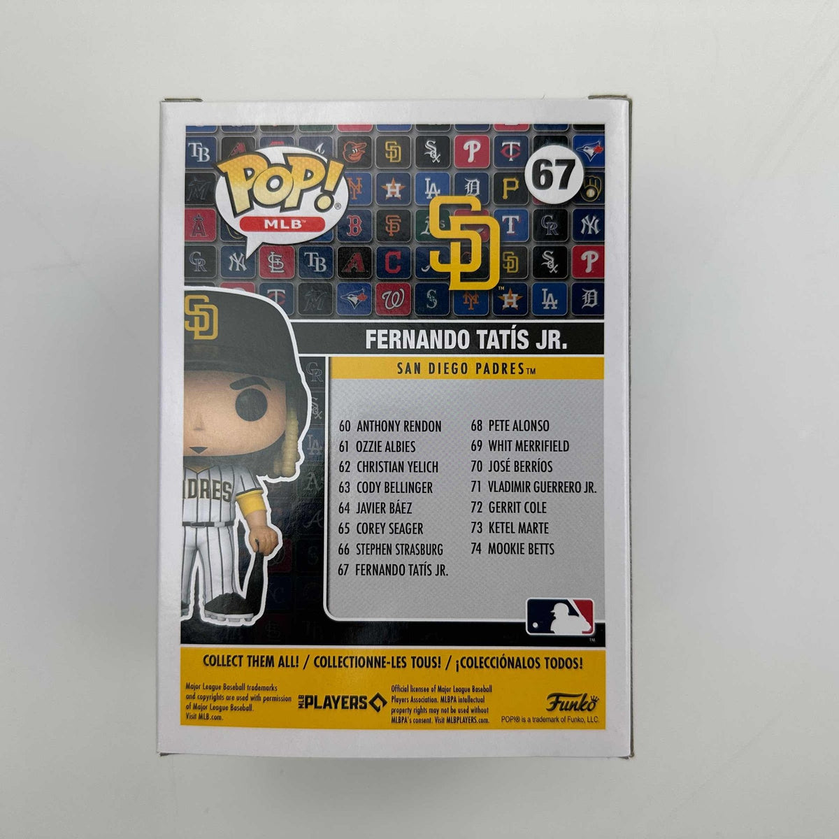 Fernando Tatis Jr. Signed Padres Funko Pop! #67 (Beckett BAS COA)