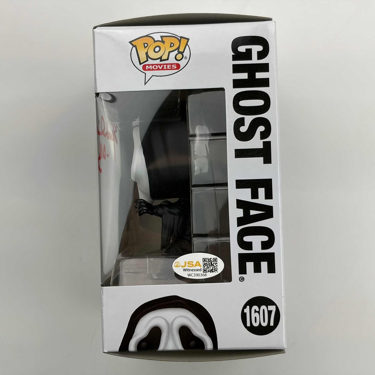 Skeet Ulrich Signed Billy Ghostface Funko Pop! #1607 – Scream (JSA COA)