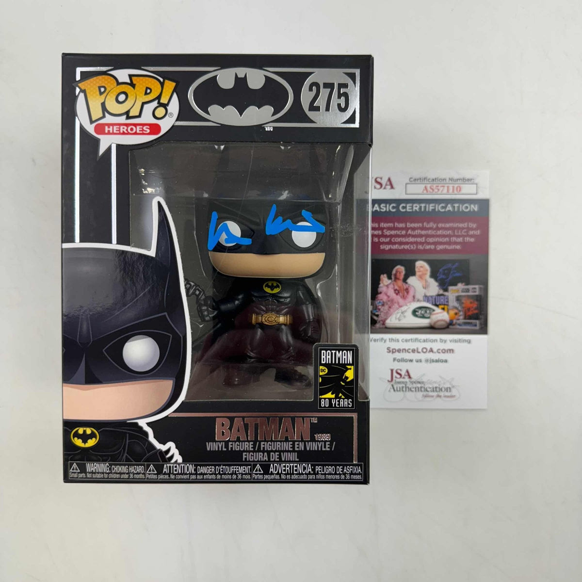 Val Kilmer Signed Batman Funko Pop! #275 – Batman Forever (JSA COA)
