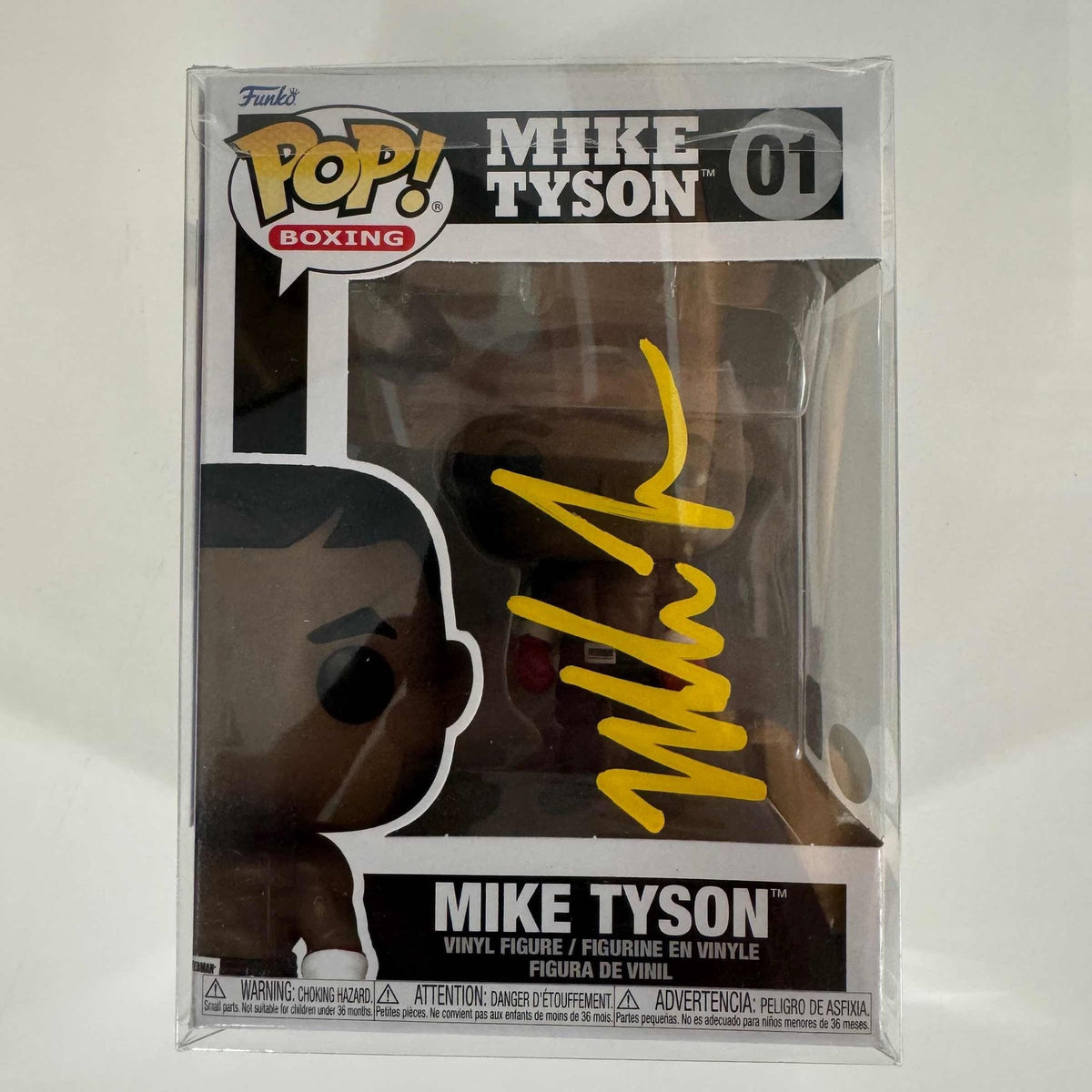 Mike Tyson Signed Funko Pop! Boxing #01 (JSA COA)