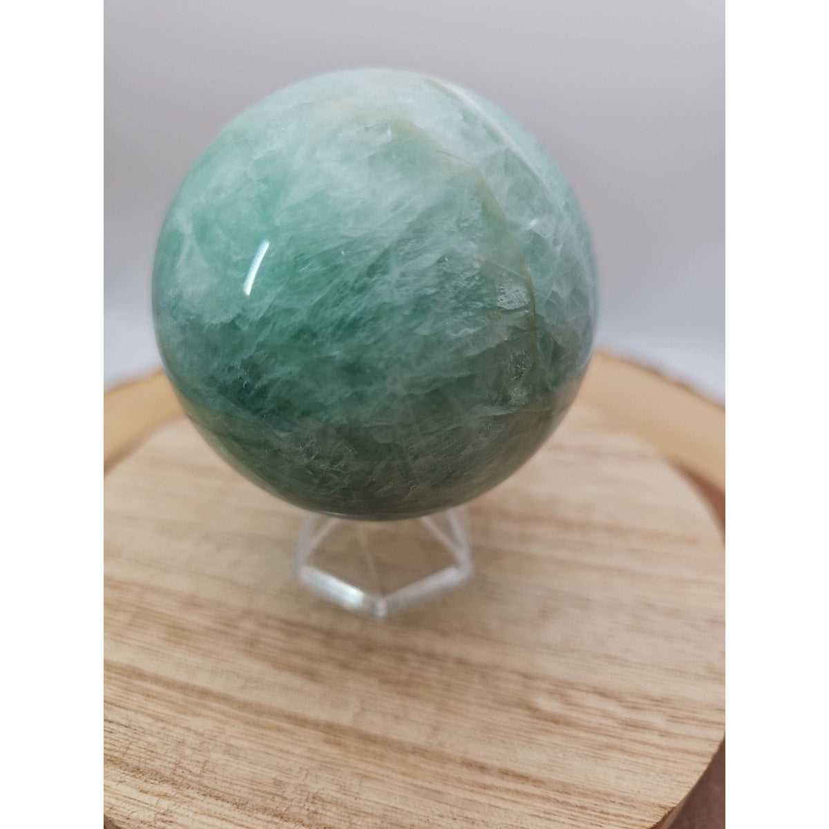 Rainbow Fluorite Crystal Sphere – 1.43 lb Madagascar