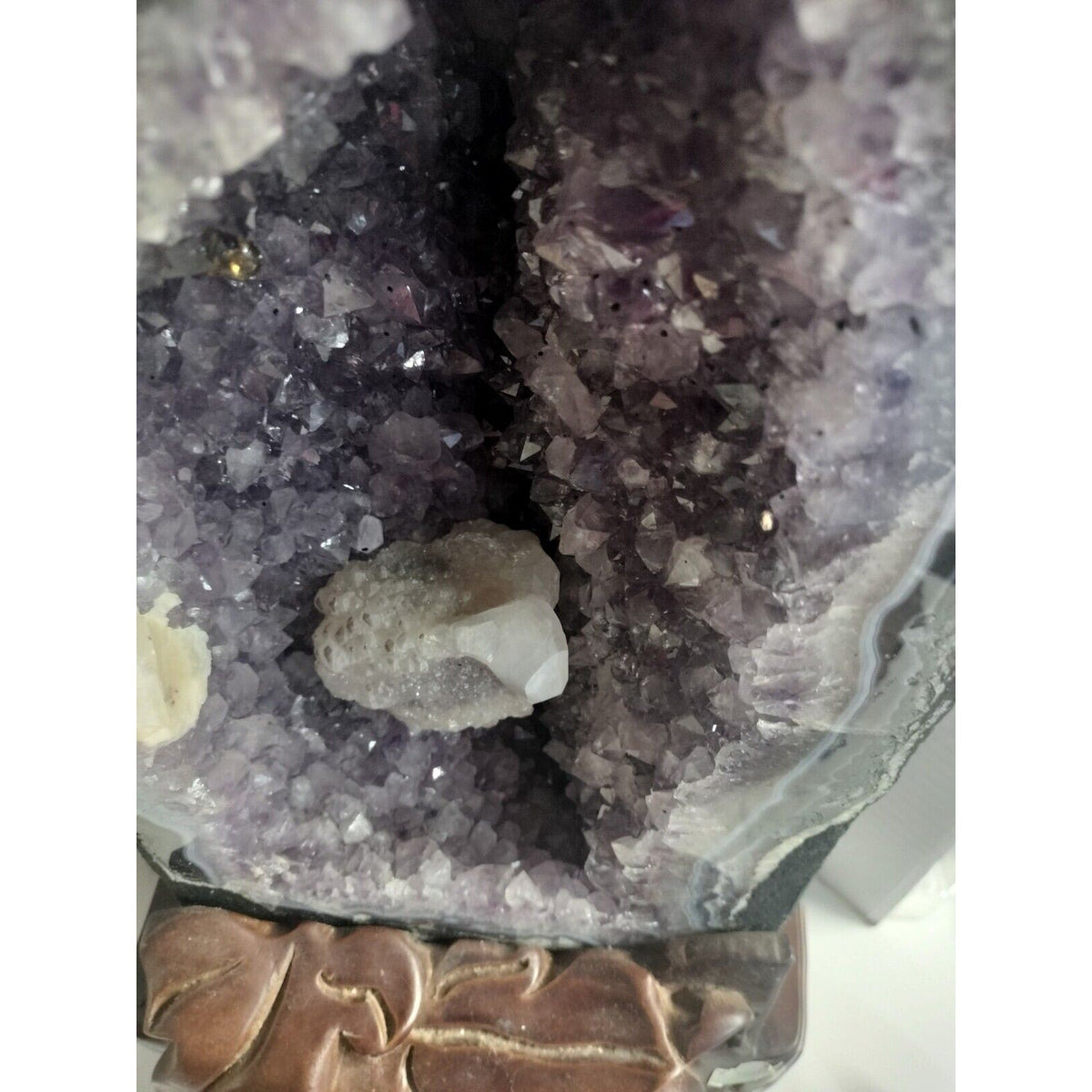 Large Natural Amethyst Geode Quartz Cluster — 31.12 lbs, Statement Specimen