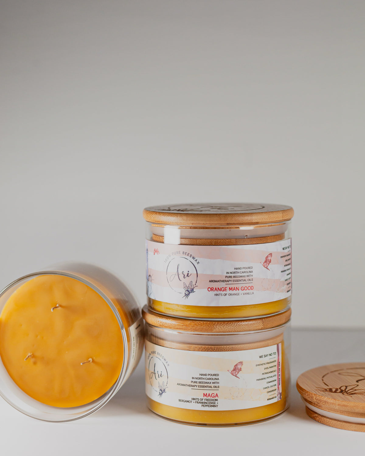 MAGA Beeswax Candle |8 oz