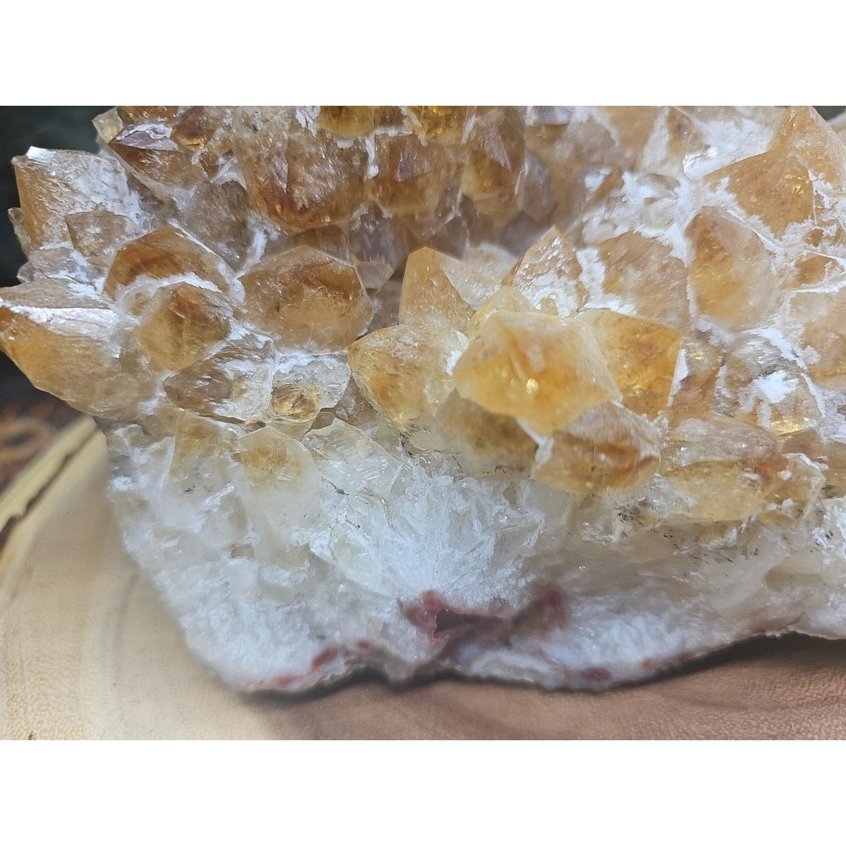 9.1 Lbs Heat Amethyst Crystal