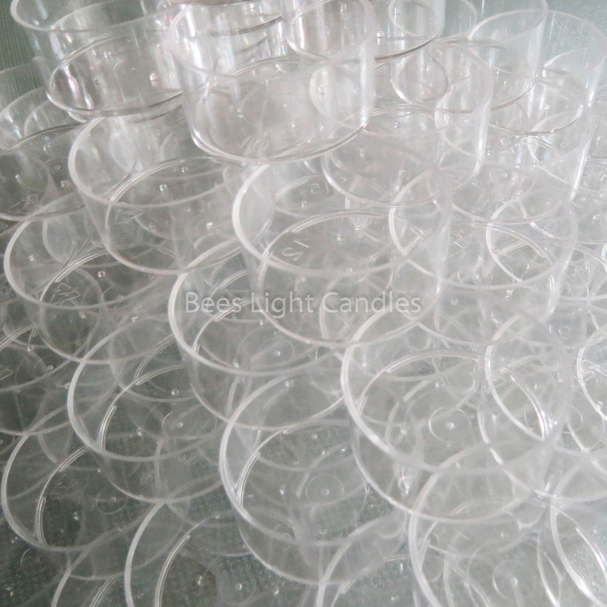 250 Clear Polycarbonate Tealight Cups