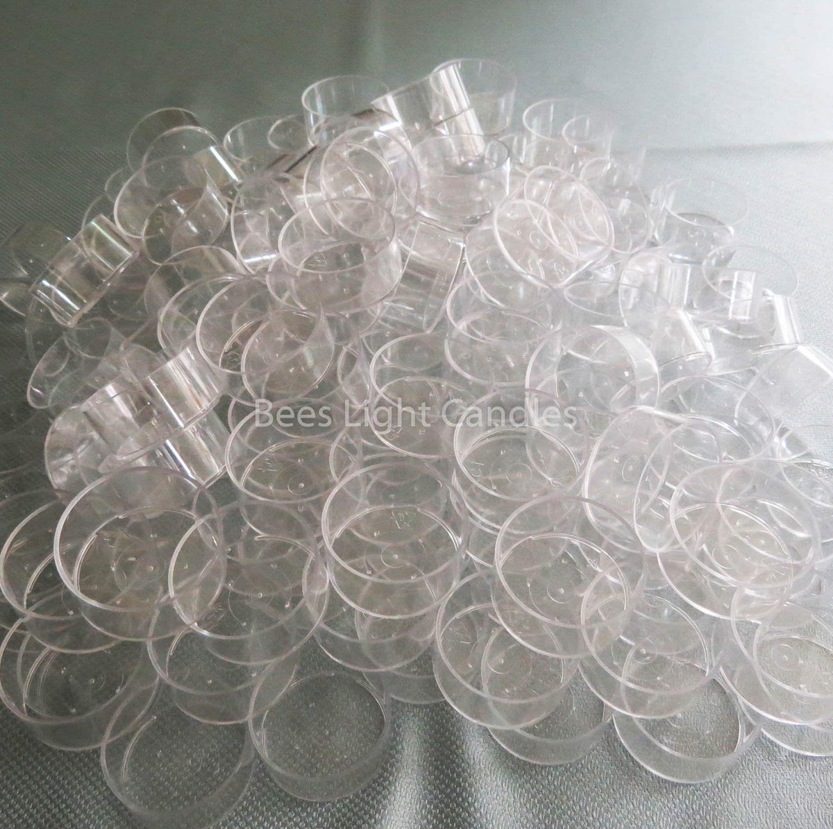 250 Clear Polycarbonate Tealight Cups