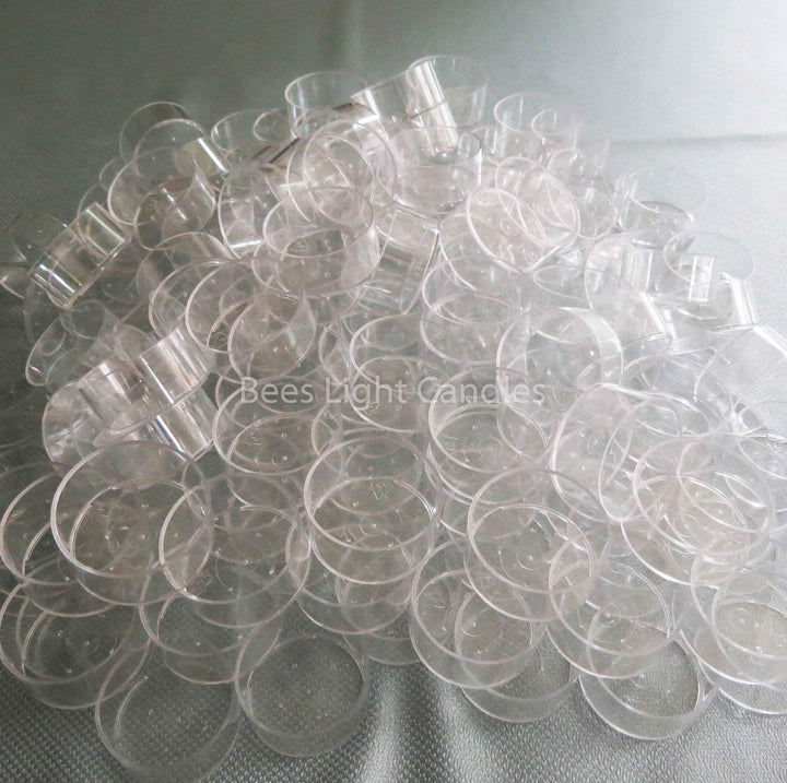 250 Clear Polycarbonate Tealight Cups