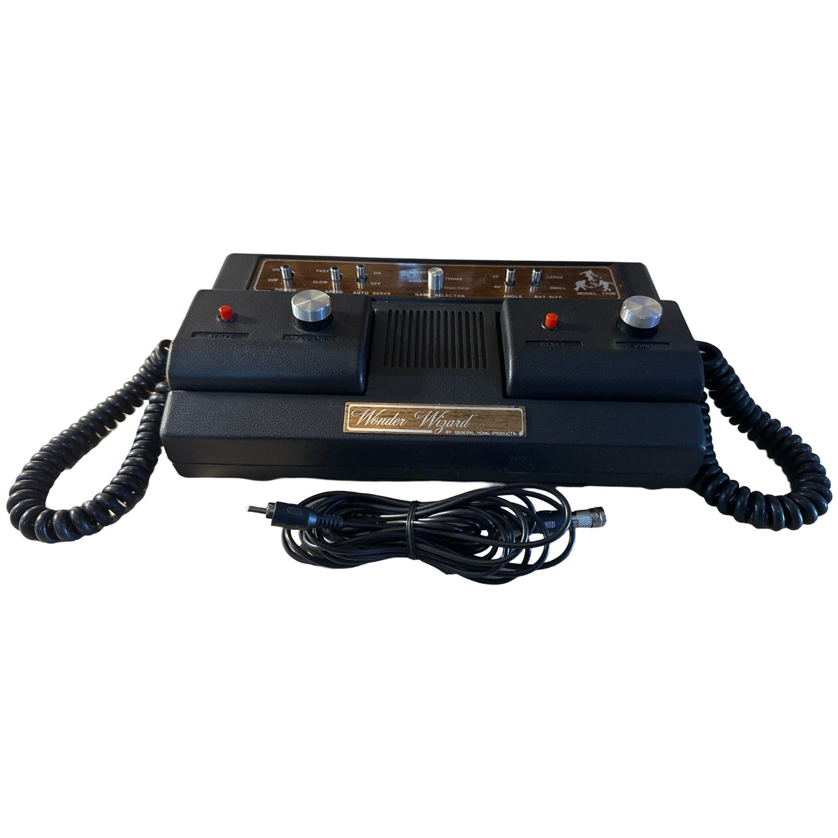 Wonder Wizard Vintage 1977 Pong-Style Video Game Console